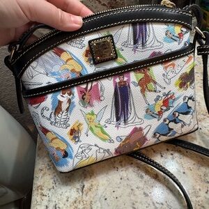 Disney Dooney & Bourke Ink And Paint Domed  Crossbody NWOT WDW Leather Character